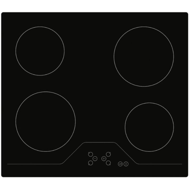 HOMEFORT HFBK64T0B Beépíthető Kerámia főzőlap Keret nélküli, 6000 W, Érintőszenzoros, Gyerekzár, Booster funkció
