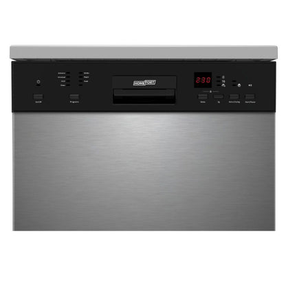 HOMEFORT HMGS0640S Szabadonálló mosogatógép 12 teríték, 11 L fogyasztás, 7 program,  47 dB zajszint, E energia, Alsó evőeszköztartó , 60 cm, Digit. Kijelző, Automata ajtónyitás nélkül