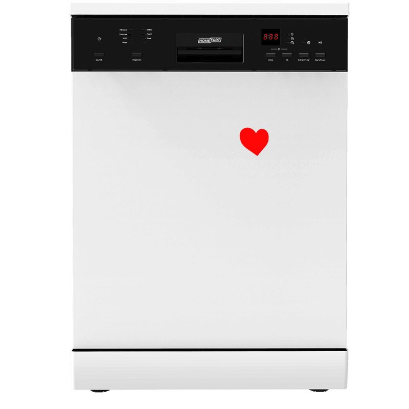 HOMEFORT HMGS0640W Szabadonálló mosogatógép 12 teríték, 11 L fogyasztás, 7 program,  47 dB zajszint, E energia, Alsó evőeszköztartó , 60 cm, Digit. Kijelző, Automata ajtónyitás nélkül