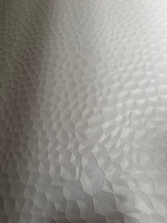Falpanel, dombornyomott, PVC, 240 x 120 cm - White