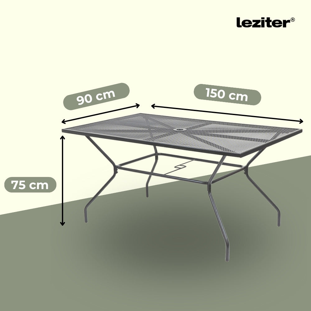 Melfi 6+1 kerti bútor garnitúra szett antracit