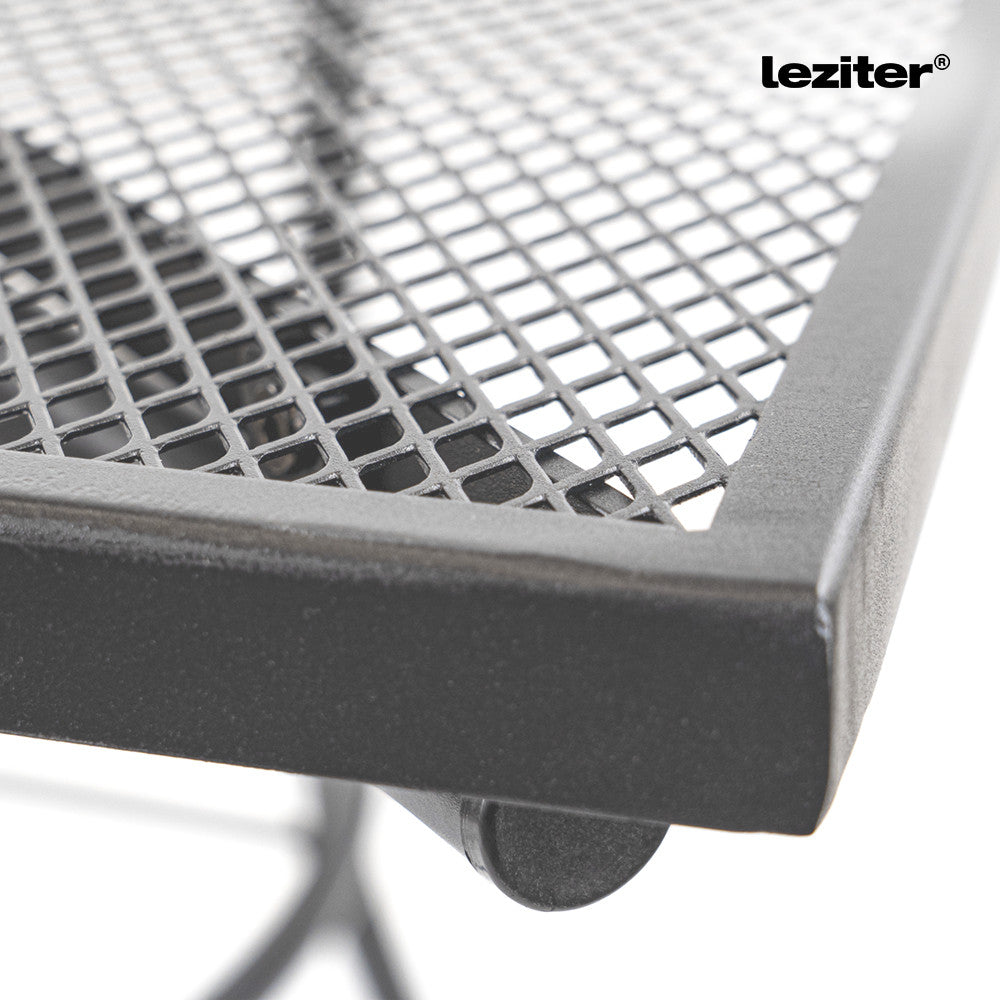 Melfi fém mesh kerti asztal 91,5x91,5x71 cm antracit