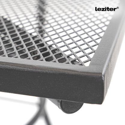 Melfi fém mesh kerti asztal 91,5x91,5x71 cm antracit
