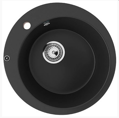 Ulgran U-405 Gránit Mosogatótálca - Egymedencés, Kerek 495 x 220 mm