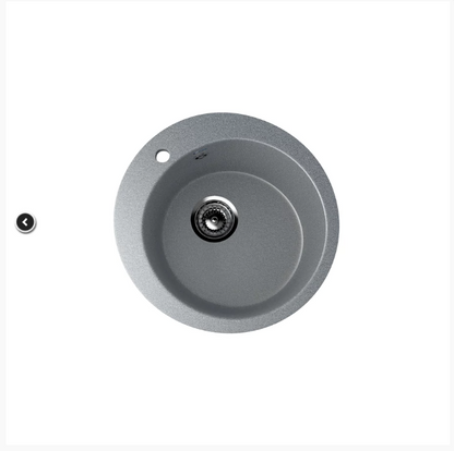 Ulgran U-405 Gránit Mosogatótálca - Egymedencés, Kerek 495 x 220 mm