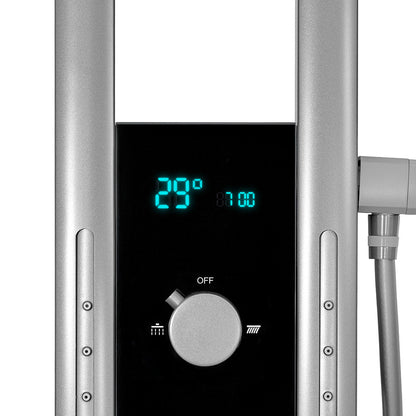 Aquajet hidromasszázs zuhanypanel szürke