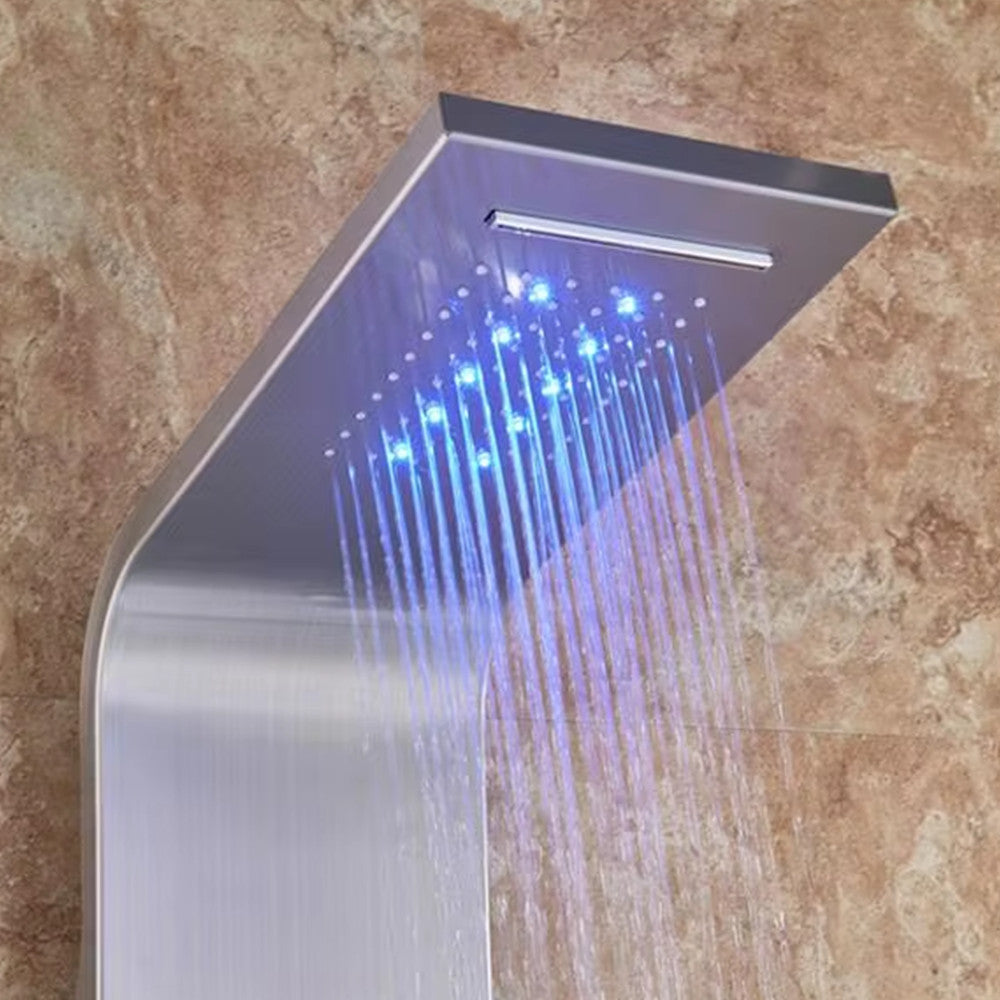 Aquapro hidromasszázs zuhanypanel króm