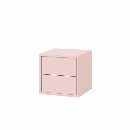 Boxie 2 fiókos fali szekrény 40x40x37 cm pink