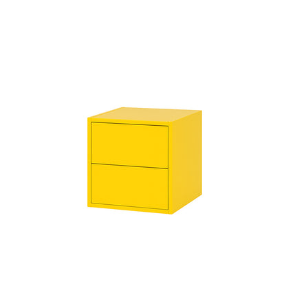 Boxie 2 fiókos fali szekrény 40x40x37 cm sárga
