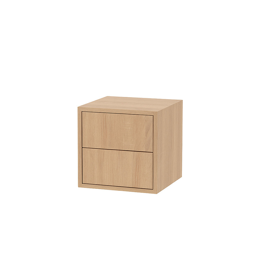 Boxie 2 fiókos fali szekrény 40x40x37 cm sonoma tölgy