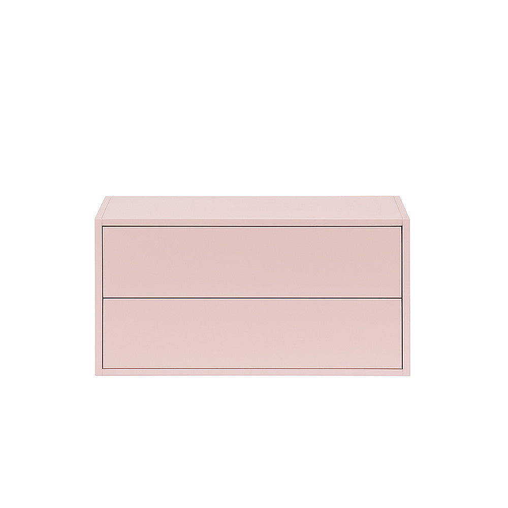 Boxie 2 fiókos fali szekrény 40x80x37 cm pink