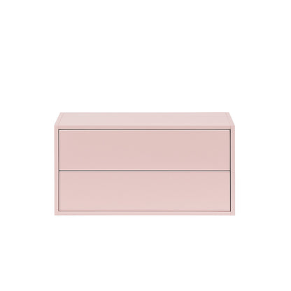 Boxie 2 fiókos fali szekrény 40x80x37 cm pink