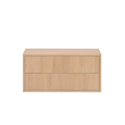 Boxie 2 fiókos fali szekrény 40x80x37 cm sonoma tölgy