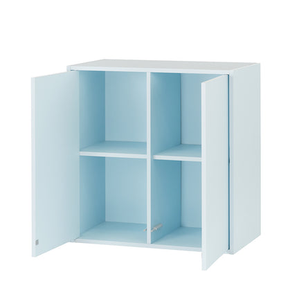 Boxie 2 ajtós fali szekrény 80x80x37 cm kék