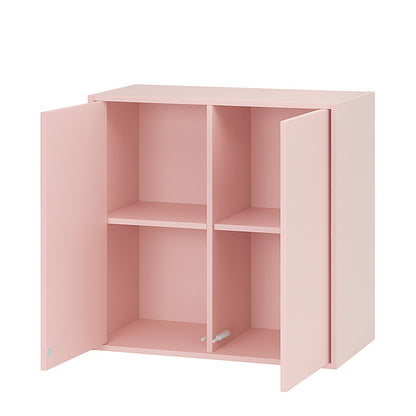 Boxie 2 ajtós fali szekrény 80x80x37 cm pink