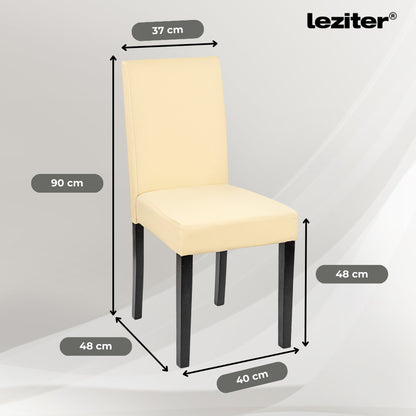Karen 4+1 étkező garnitúra fekete-bézs