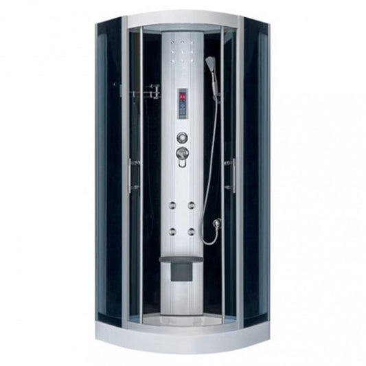 LETICIA90 hidromasszázs zuhanykabin, 89x89x219 cm-es méretben