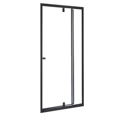 Flexi állítható zuhanyajtó 76-91x185 cm fekete