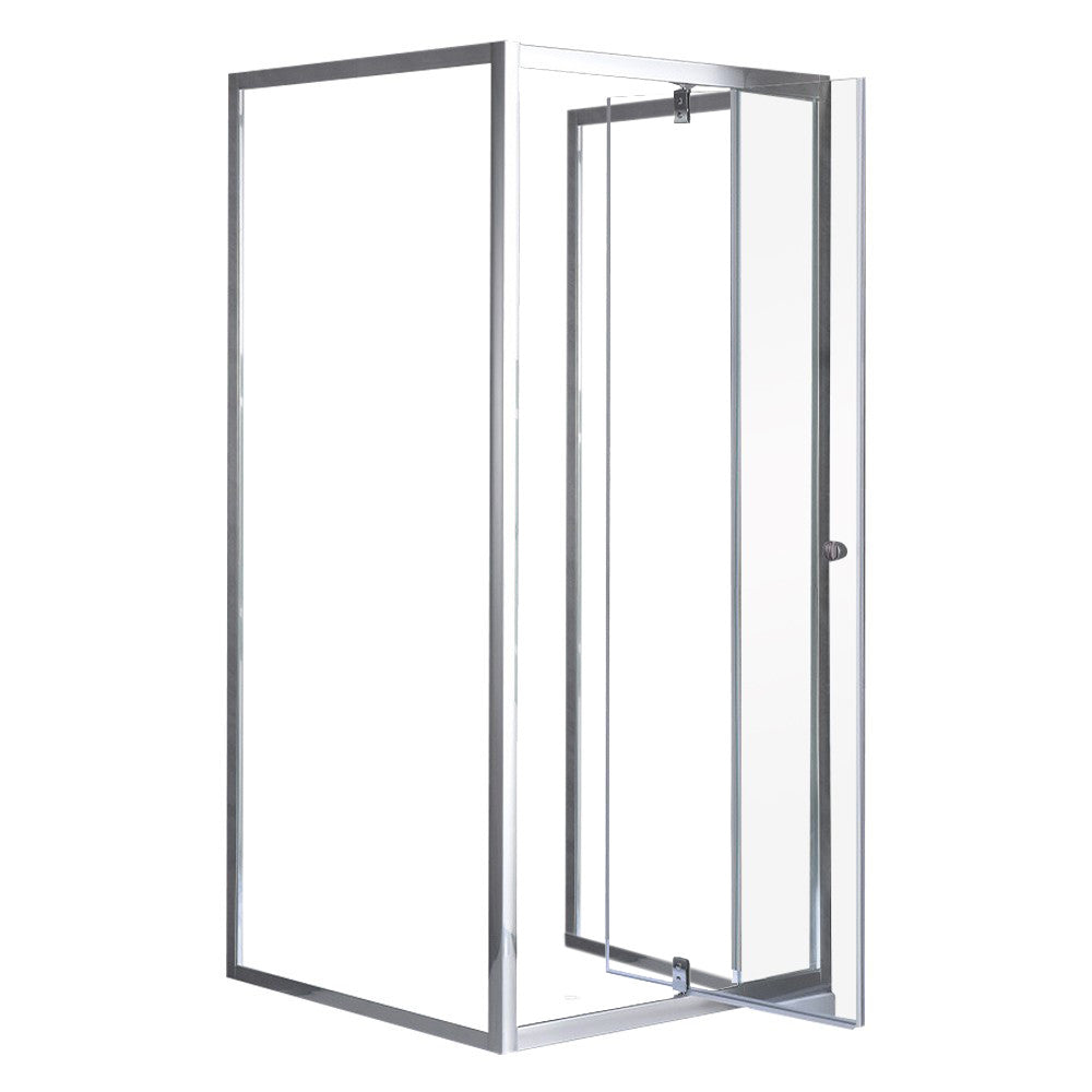 Flexi falsíkra szerelhető szögletes zuhanykabin 9x9 cm zuhanytálca nélkül