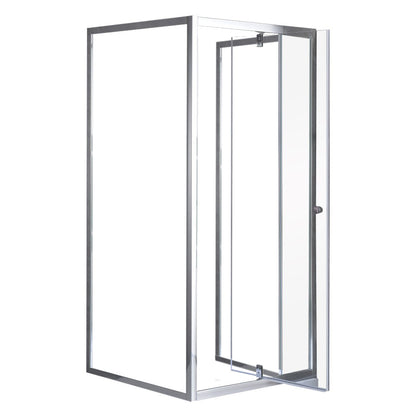 Flexi falsíkra szerelhető szögletes zuhanykabin 9x9 cm zuhanytálca nélkül