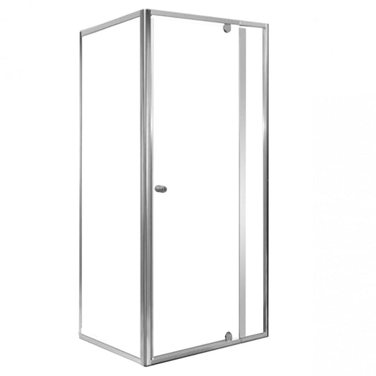 Flexi sarokba szerelhető aszimmetrikus zuhanykabin 8x9 cm zuhanytálca nélkül