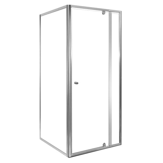 Flexi sarokba szerelhető szögletes zuhanykabin 9x9 cm zuhanytálca nélkül