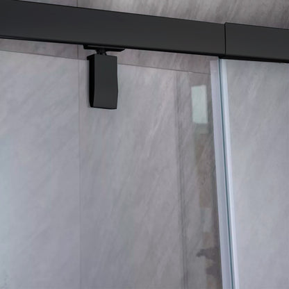 Flexi állítható zuhanyajtó 86-101x185 cm fekete