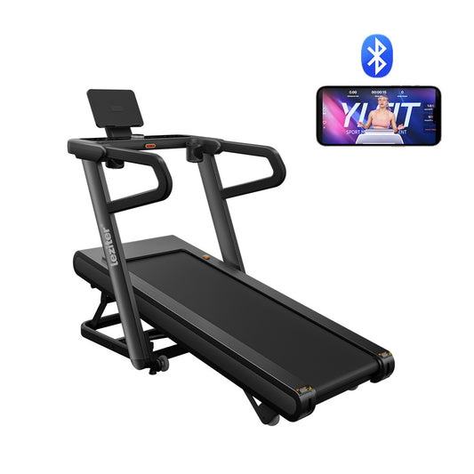 Futópad Led kijelzővel Bluetooth okosfunkció, Velox Ultra Max 150 kg, 3 LE, 18,8 Km/h, dőlésszög -6-32 százalék