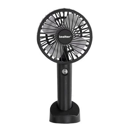 Galar kézi hordozható usb ventilátor tartóval 4 W 1200 mAh fekete