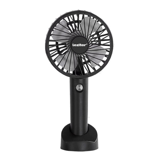 Galar kézi hordozható usb ventilátor tartóval 4 W 1200 mAh fekete