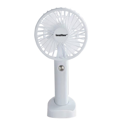 Galar kézi hordozható usb ventilátor tartóval 4 W 1200 mAh fehér