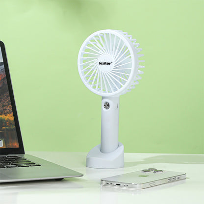 Galar kézi hordozható usb ventilátor tartóval 4 W 1200 mAh fehér