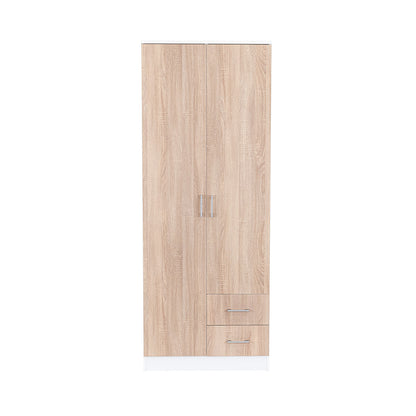 Miami gardróbszekrény 80x205 cm sonoma tölgy-fehér