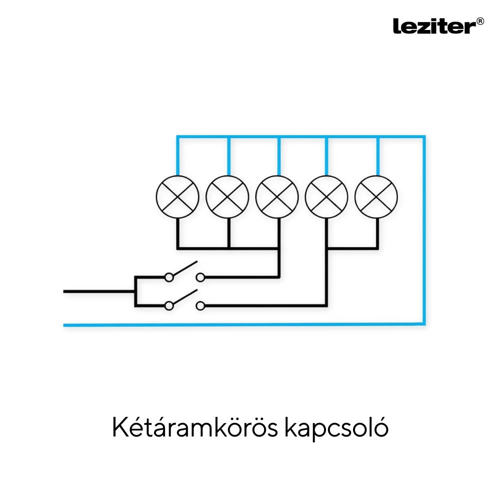 Nova csillárkapcsoló 10A 250V keret nélkül 105 fehér