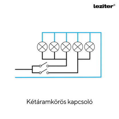 Nova csillárkapcsoló 10A 250V keret nélkül 105 fehér