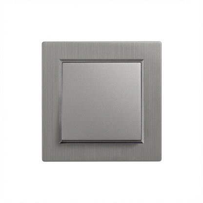 Nova váltókapcsoló 10A 250V 106 szürke kerettel