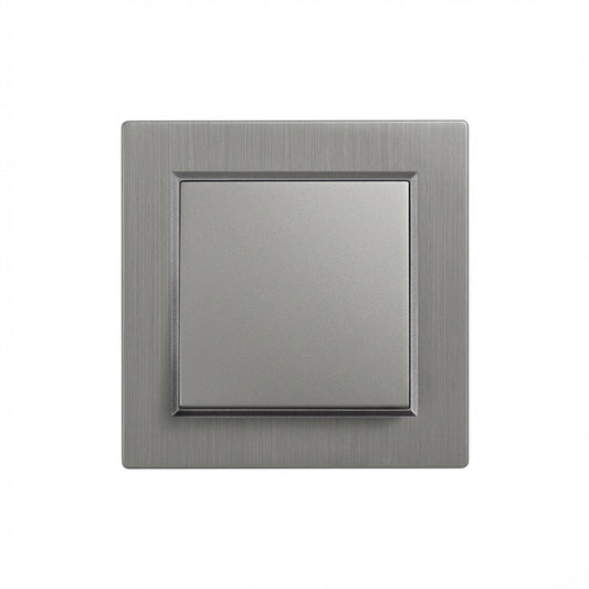 Nova kereszt kapcsoló 10A 250V 107 szürke kerettel