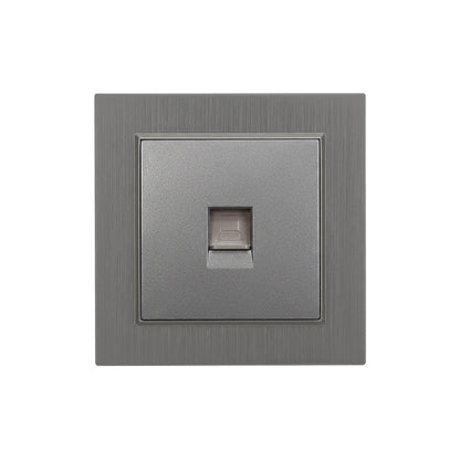 Nova UTP aljzat RJ-45 szürke kerettel