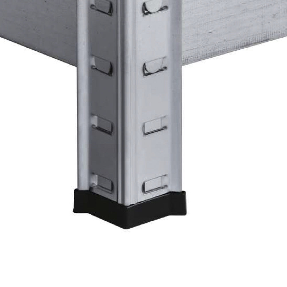 Nagy teherbírású sarokpolc 180x70x40-40 cm 175 kg króm