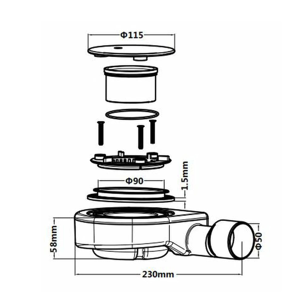 Zuhanytálca szifon 9 mm-es_5