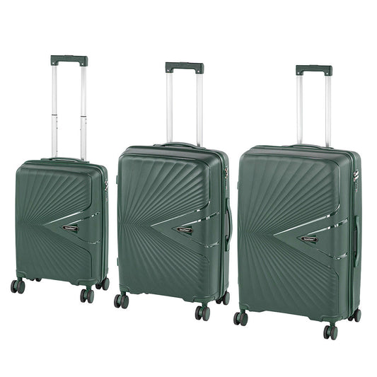 TraveLux Endure gurulós bőrönd szett sötétzöld