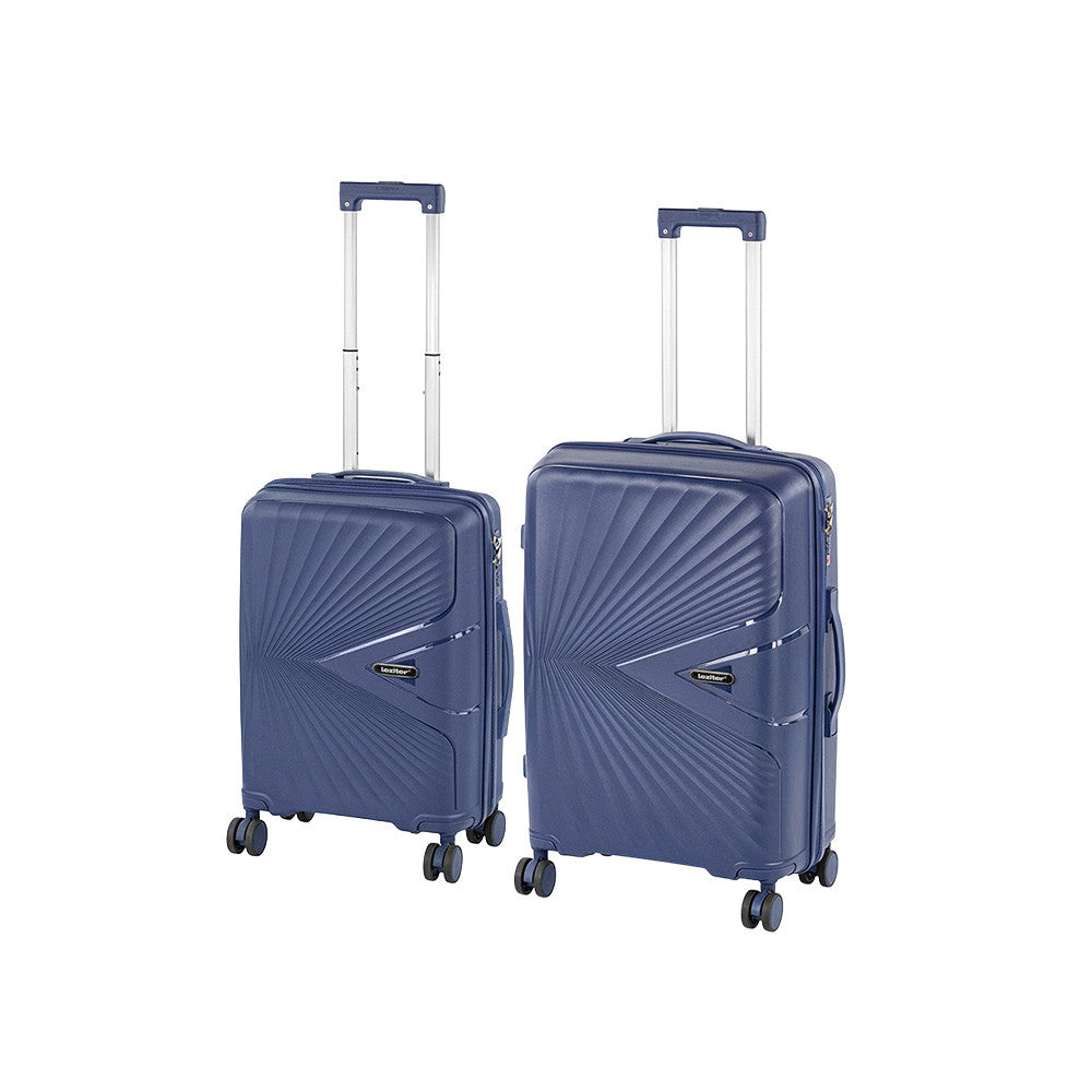 TraveLux Endure II gurulós bőrönd szett kék