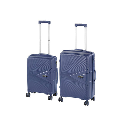 TraveLux Endure II gurulós bőrönd szett kék