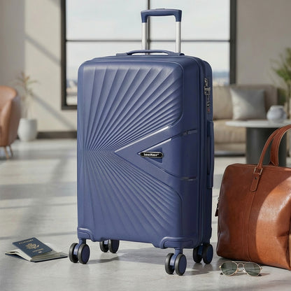 TraveLux Endure II gurulós bőrönd szett kék