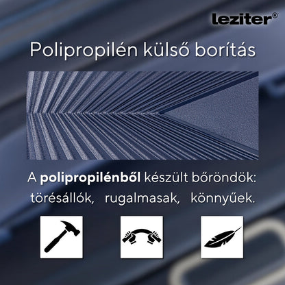 TraveLux Endure II gurulós bőrönd szett kék