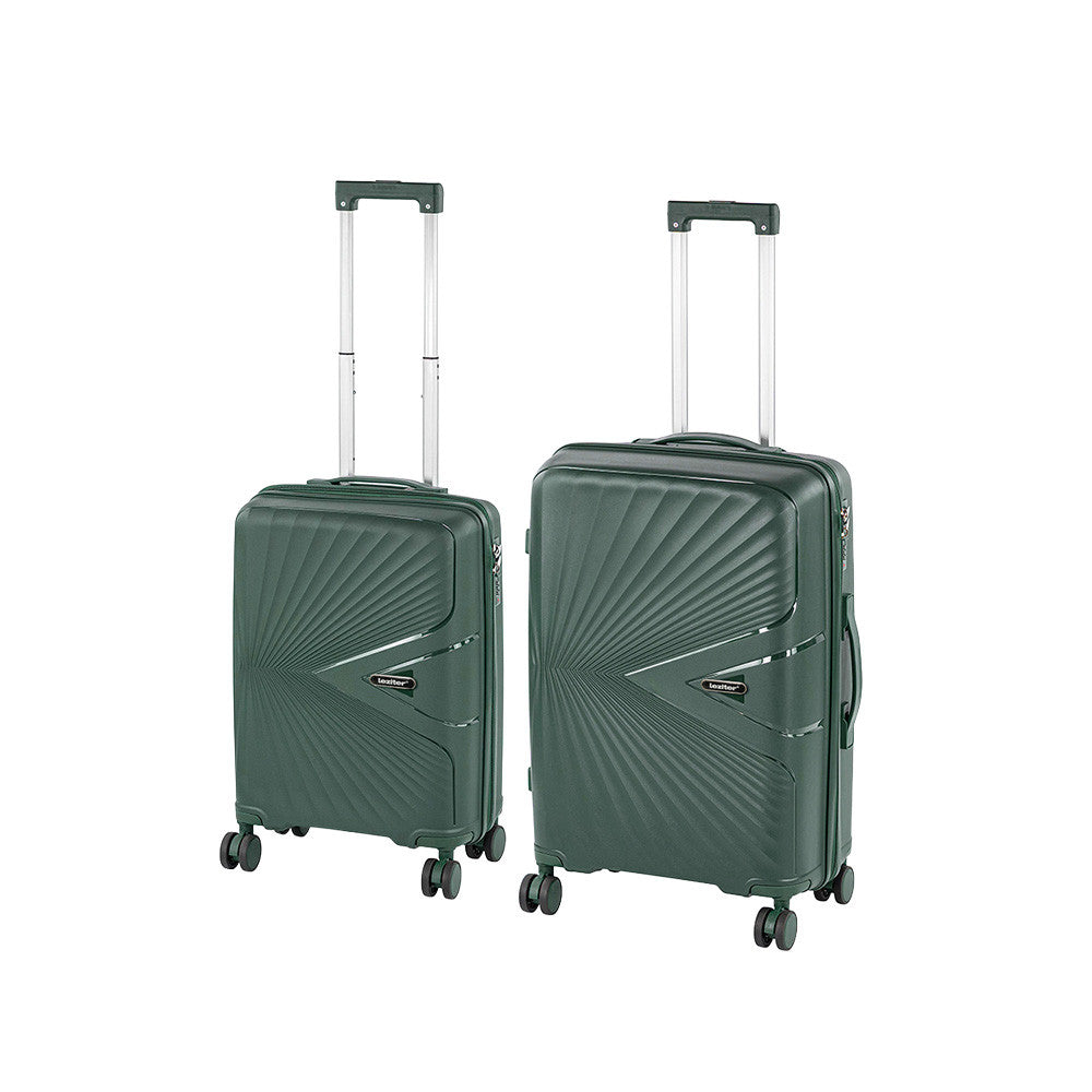TraveLux Endure II gurulós bőrönd szett sötétzöld