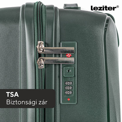 TraveLux Endure II gurulós bőrönd szett sötétzöld