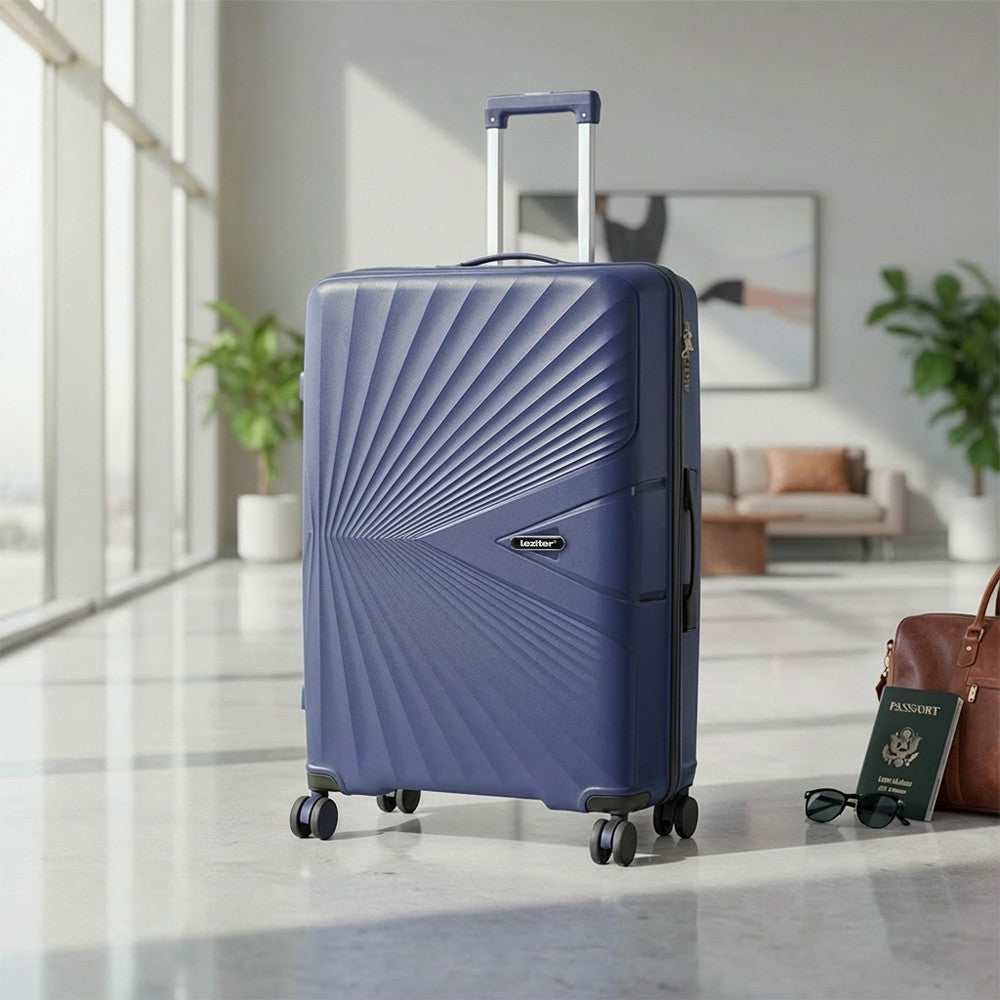 TraveLux Endure III gurulós bőrönd szett kék