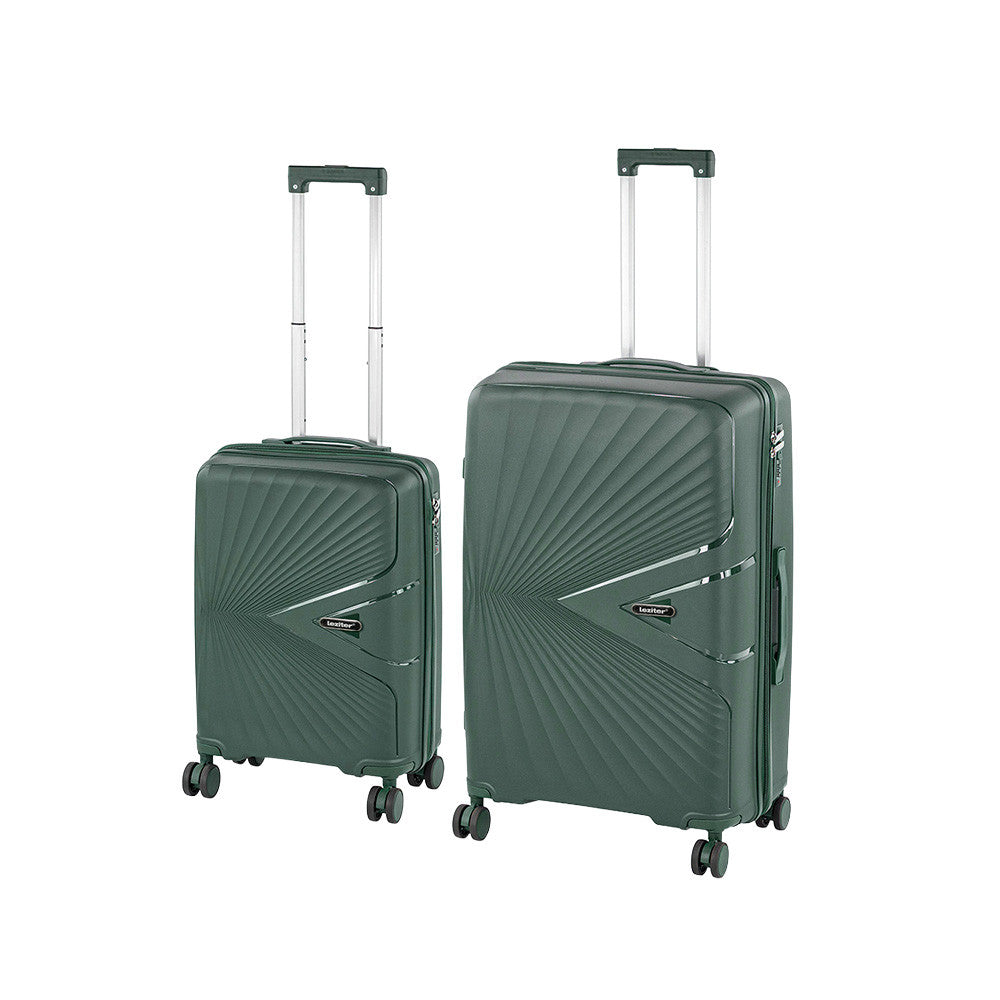 TraveLux Endure III gurulós bőrönd szett sötétzöld