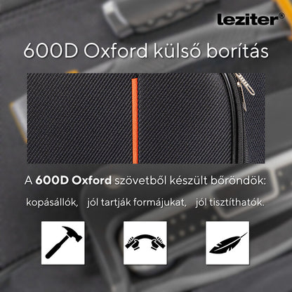 TraveLux Light III gurulós bőrönd szett fekete